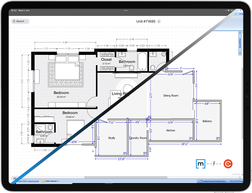 corelogic integration ipad floor plans